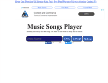Tablet Screenshot of musicgine.com